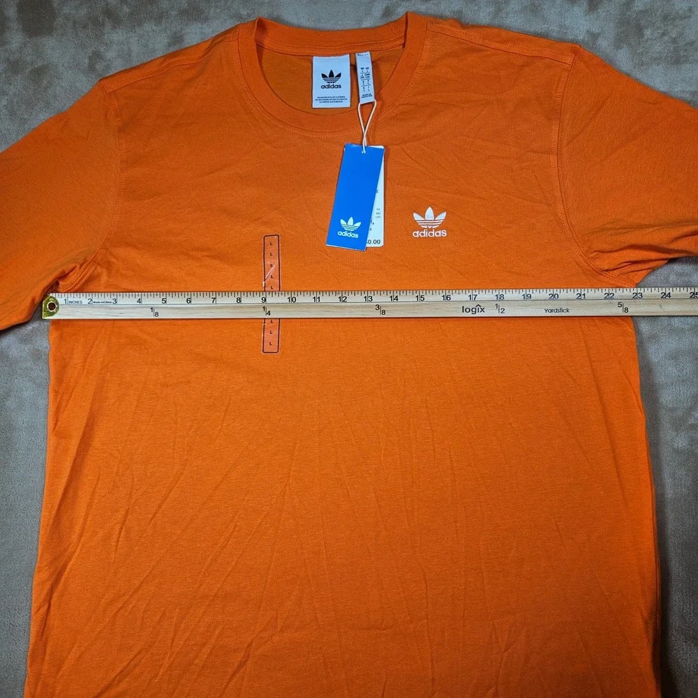 Adidas Originals Adicolor Essentials Trefoil T-Shirt Orange IY5367 Mens L NWT